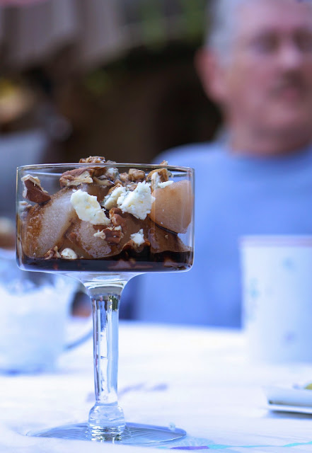 DESSERT, PECANS, BLUE CHEESE, PEARS