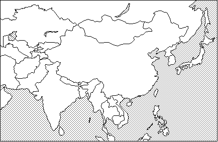 World  Asia on Free Printable Maps  Blank Map Of Asia