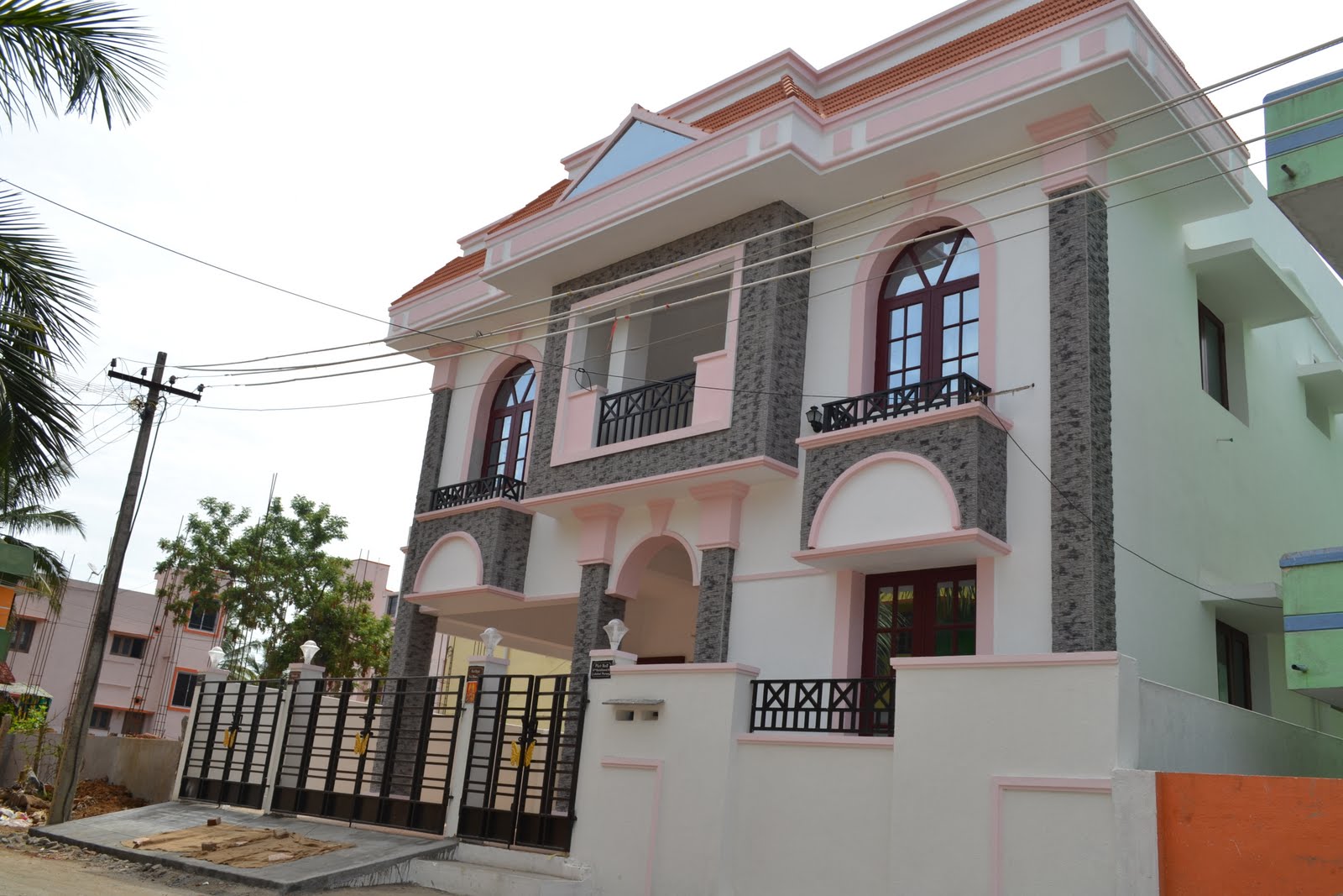 Perspective view of recently constructed house at Chromepet for Dr.Bhagavathy Yeramilli