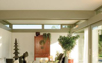 Dreischichtplatte Altholz Oberlichtfenster