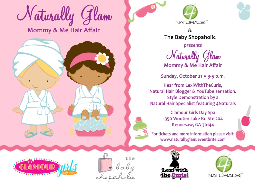 Mommy Me Hair Affair You Are Invited Bernetta Style