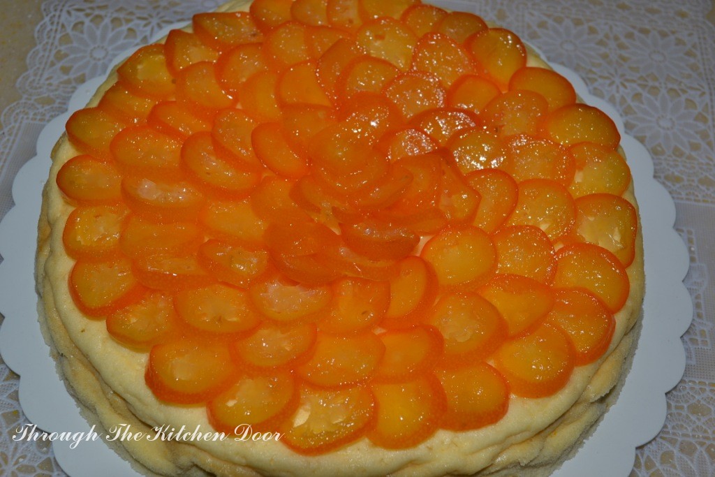 Through The Kitchen Door Orange Cheesecake With Kumquat Compote