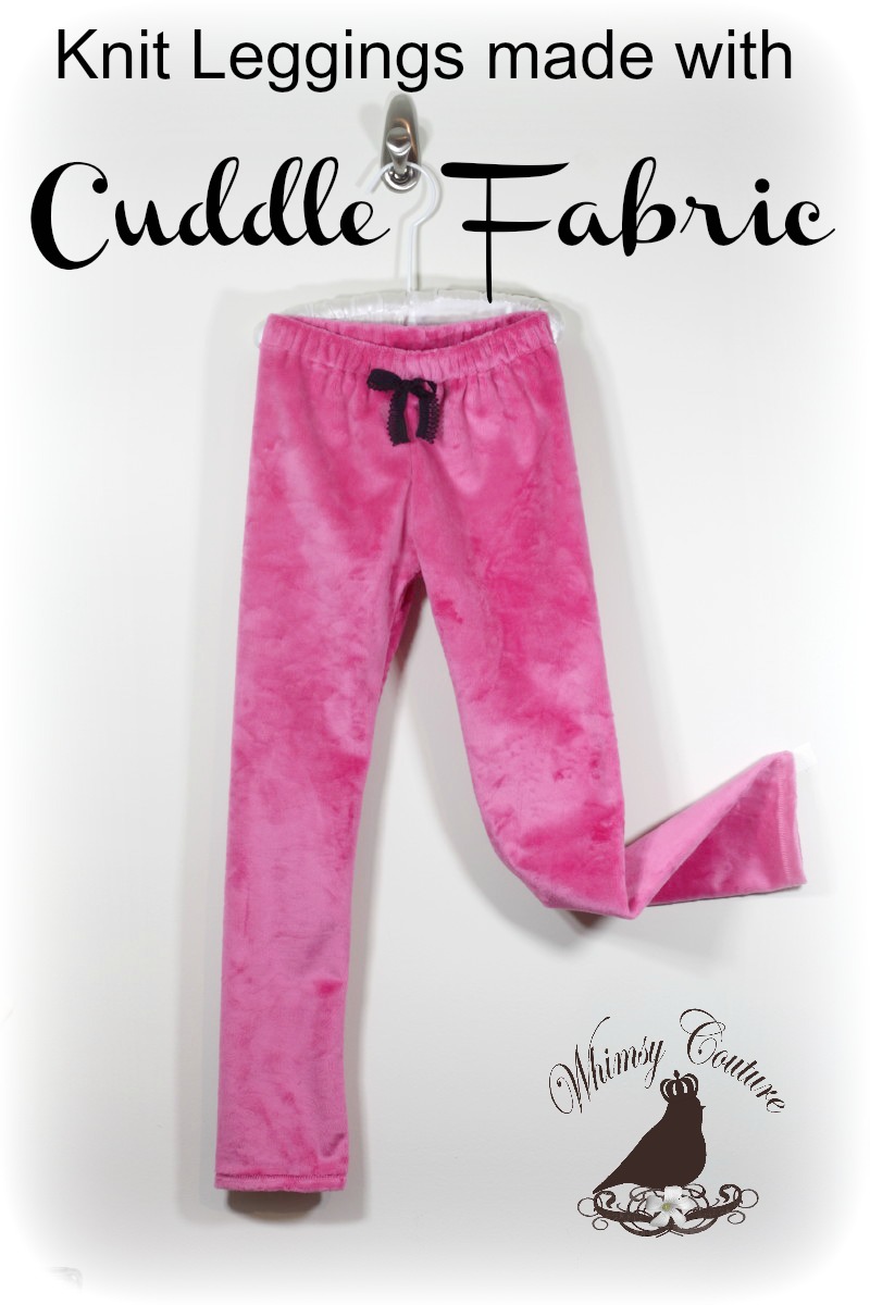 Whimsy Couture Sewing Blog Pattern Feature Knit Leggings Made With