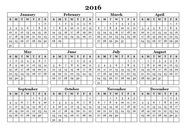 Weekly Calendar 2016 Excel PDF Word , Weekly Blank Calendar 2016 Excel PDF Word , printable weekly calendar 2016 , weekly calendar 2016 template