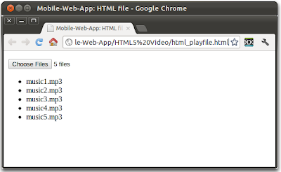 HTML/Javascript: input to load multiple file HTML/Javascript: input to load multiple file