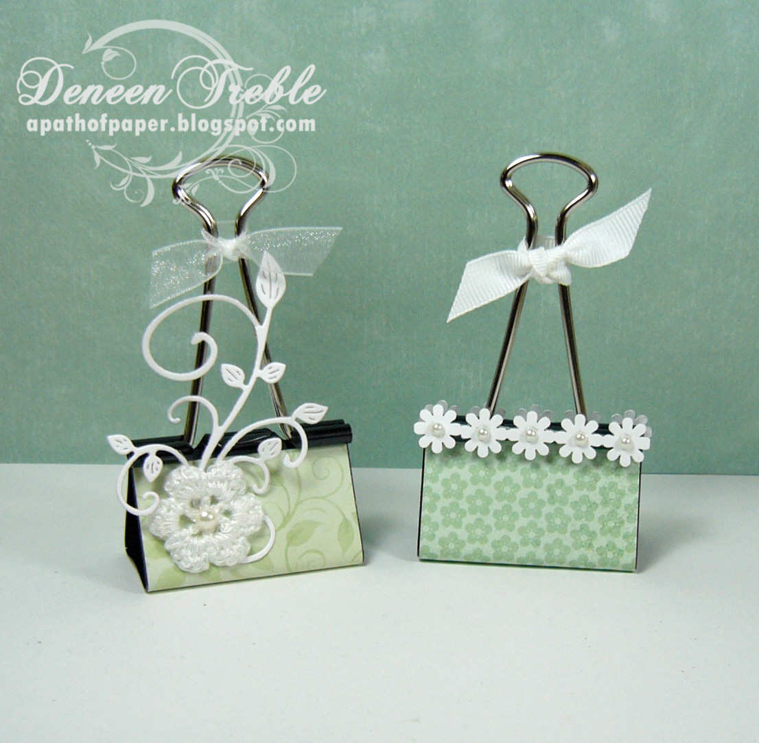 A Path of Paper Craft Show Binder Clips