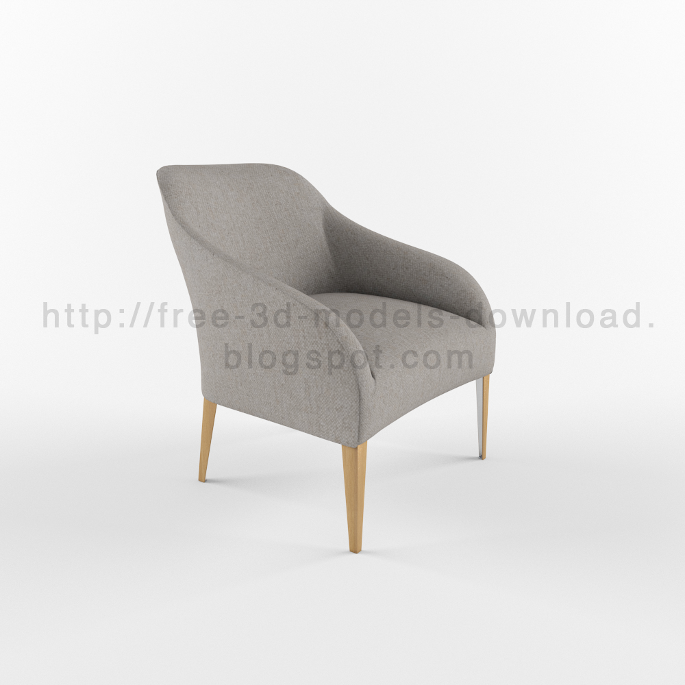 Agathos Apta Collection, chair, стул, 3d модель, 3d model, b&b, free download, furniture, grey, Italia, скачать бесплатно