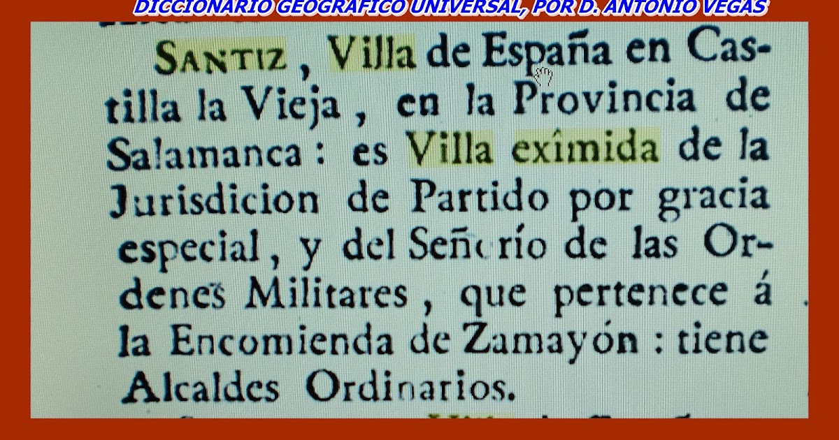 SANTIZ ORDEN DE SAN JUAN