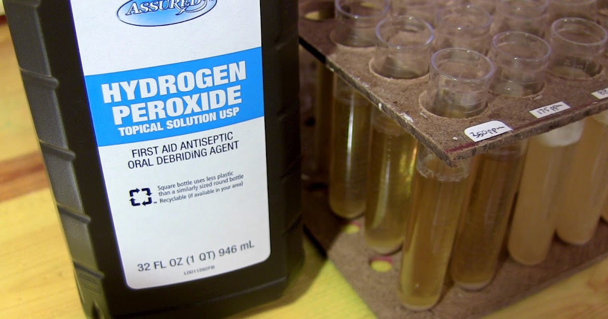 Woodland Brewing Research Oxygenation with Hydrogen Peroxide