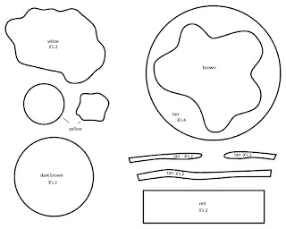 How to Make Bacon, Egg, Sausage, Pancakes, plushie template tutorial