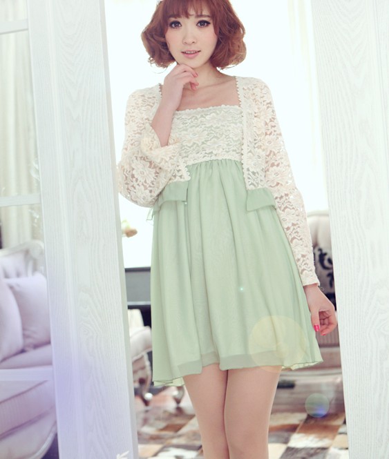 Asian Korean Fashion Blog Mint Green Clothing Cute Dress