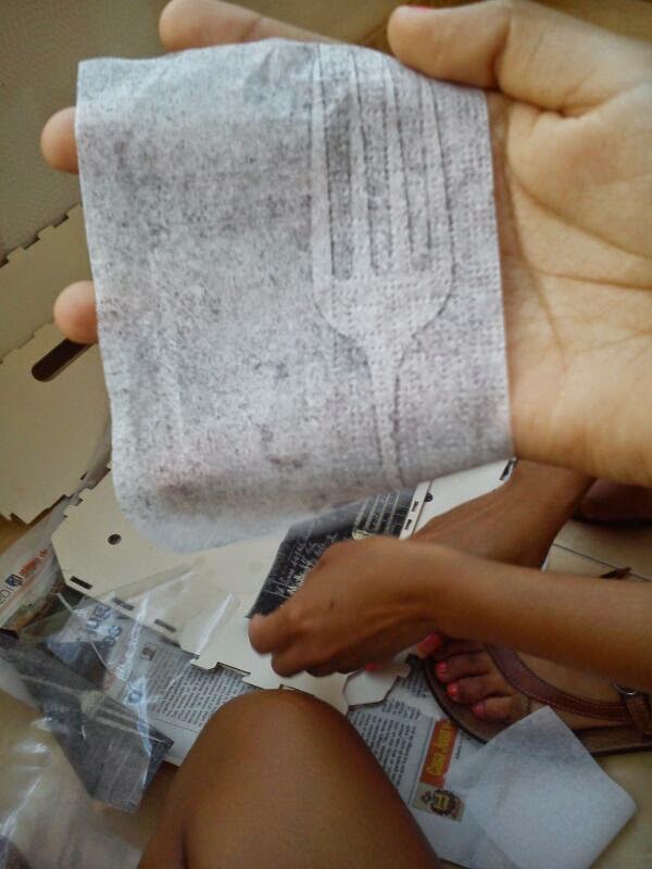 Sharonscrap: Caja de cerezas reciclada