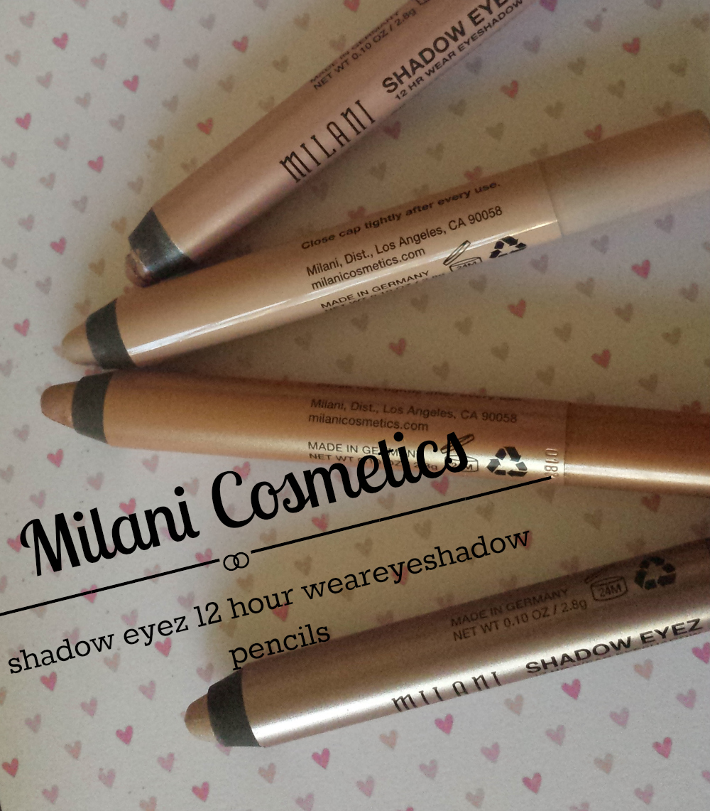 REDISCOVERY┊ Milani Shadow Eyez 12 Hr Wear Eyeshadow Pencil Makeup with a Heart