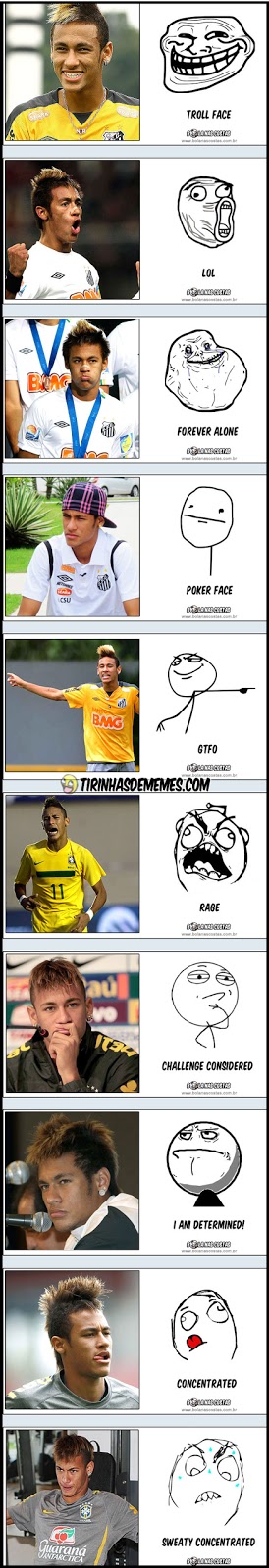 Memes Faces do Neymar