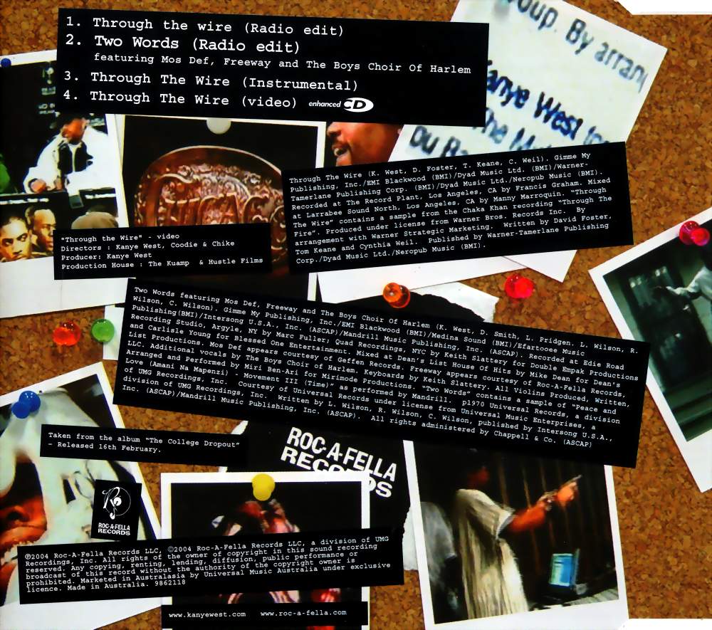 highest level of music: Kanye West - Through The Wire-(UK_CDS)-2004-hlm