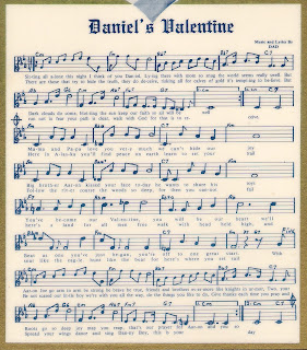 daniels valentine sheet music