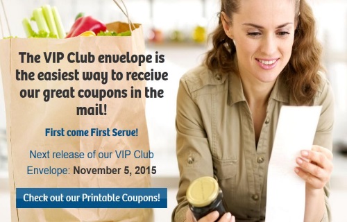Websaver VIP Club Coupons November Envelope