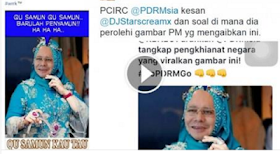 PDRM Buru Individu YG Edit Gambar Najib Macam Pengasas 'Qu Puteh'. 