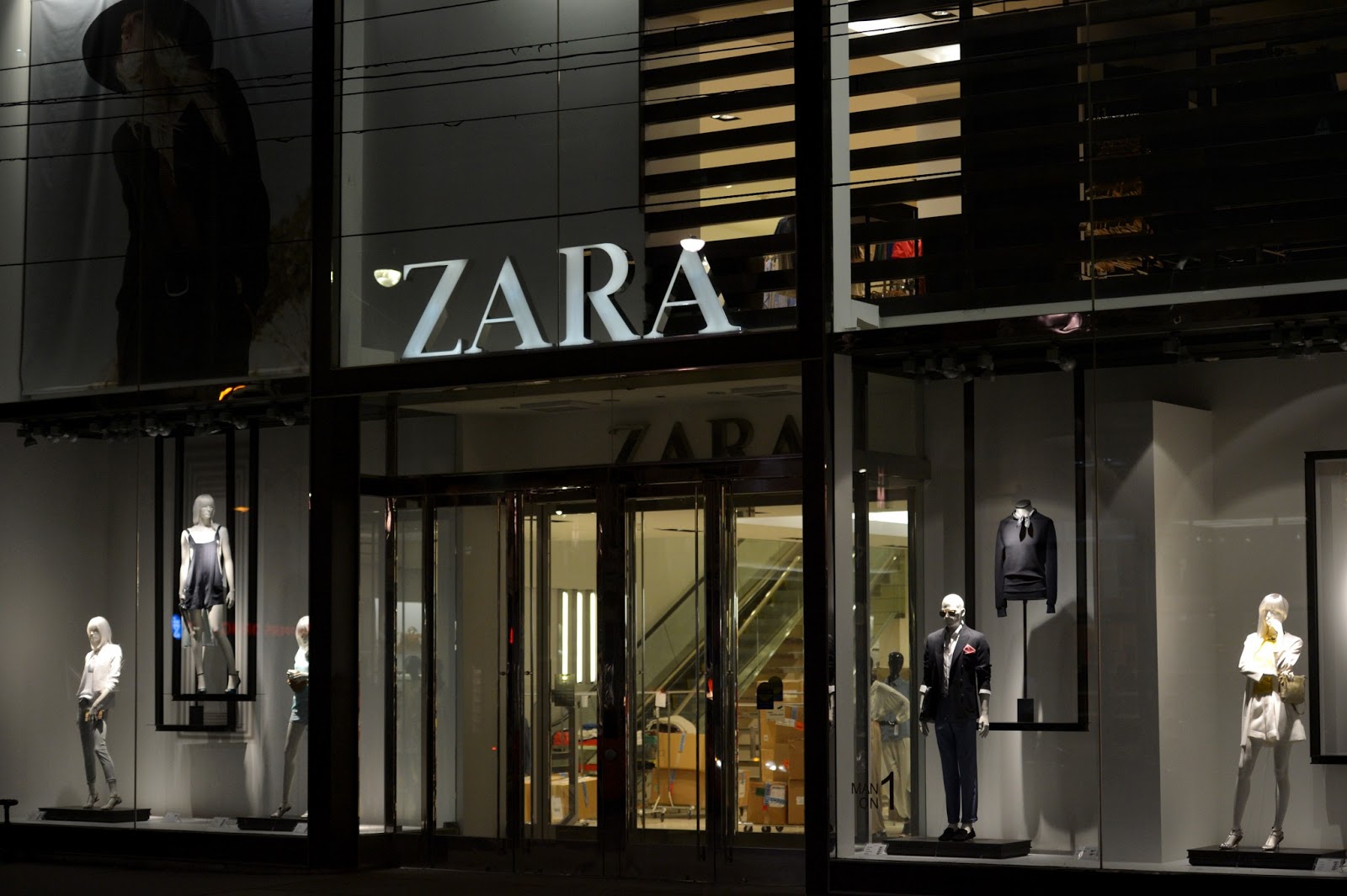 Retail Window Displays: Shops along Queen St West ZARA