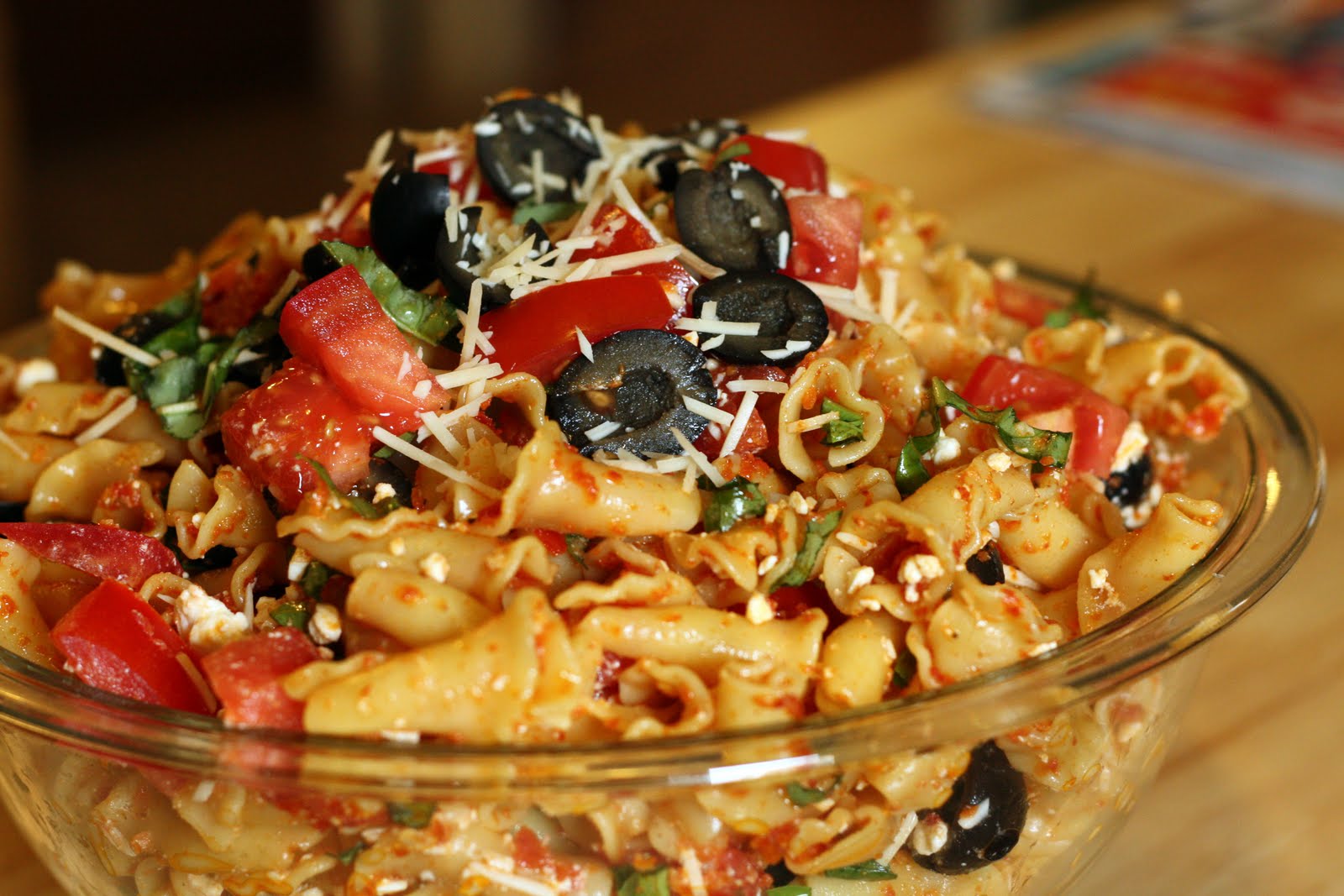 The Doctor's Dishes, Desserts & Decor Pasta Salad with Feta, Basil