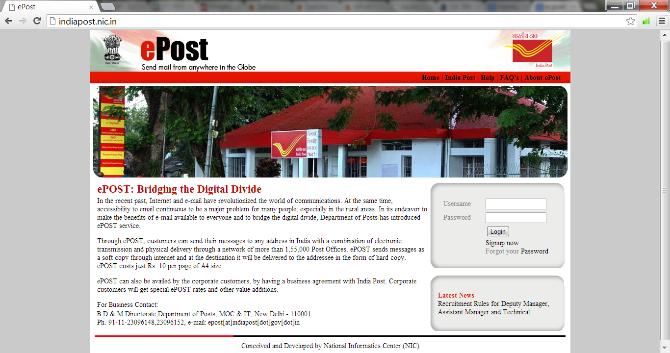 ePost New websiteUpdated features PO TOOLS
