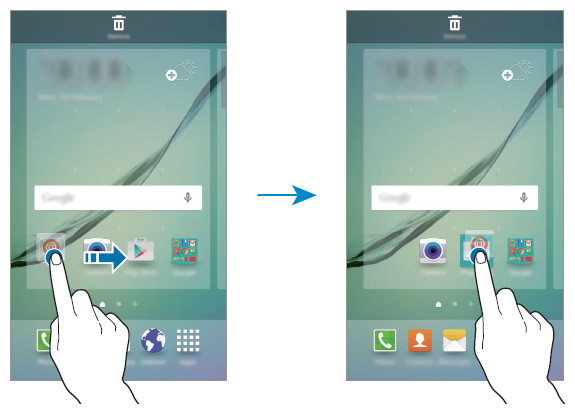 Come modificare schermata home Samsung Galaxy S6 - S6 Edge - Come personalizzare schermata home