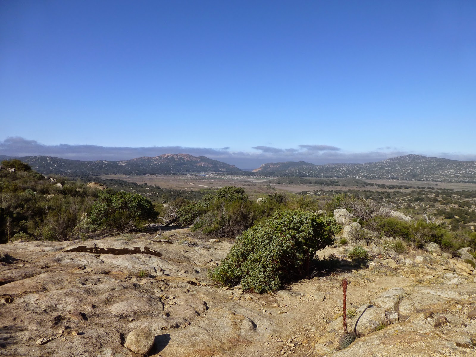 View back towards Lake Morena