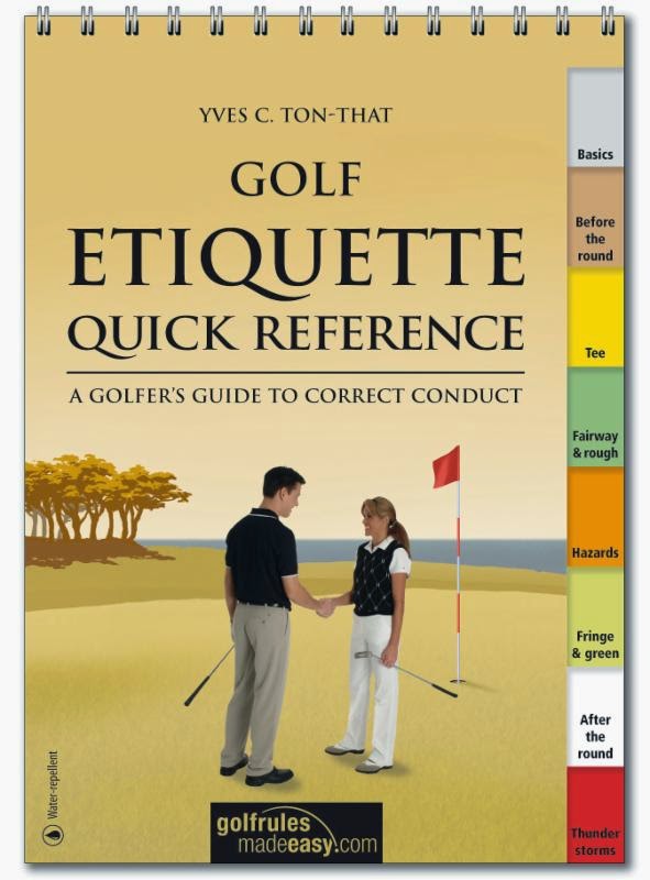American Golfer New Golf Etiquette Quick Reference Guide Debuts