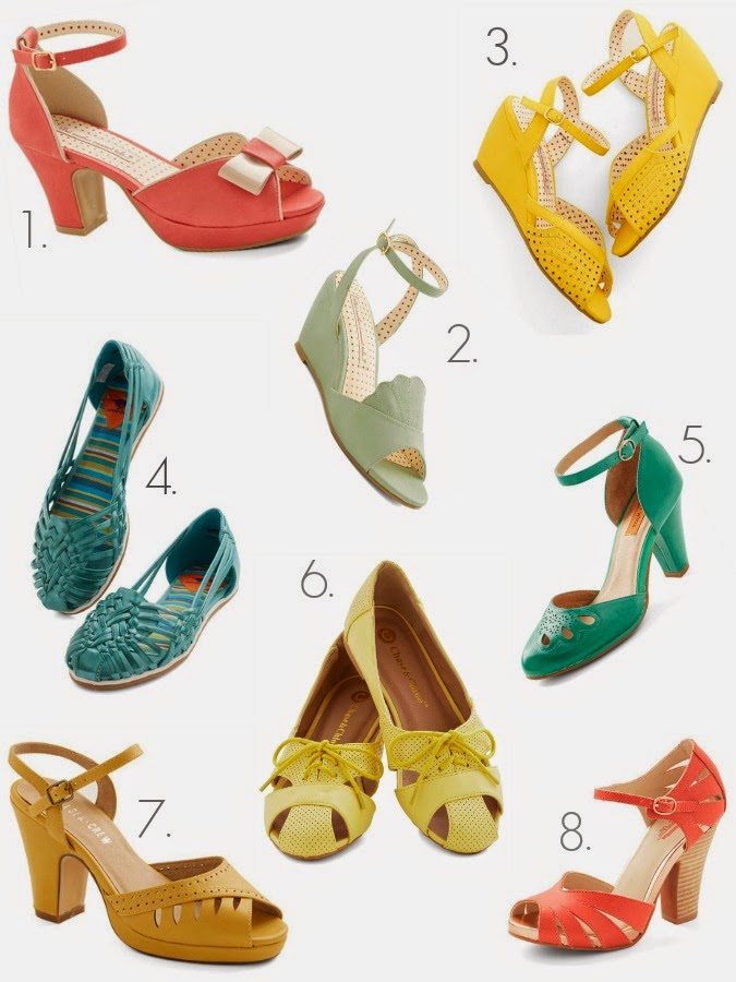 50 Off Vintage Style Shoes For Summer Va Voom Vintage Vintage