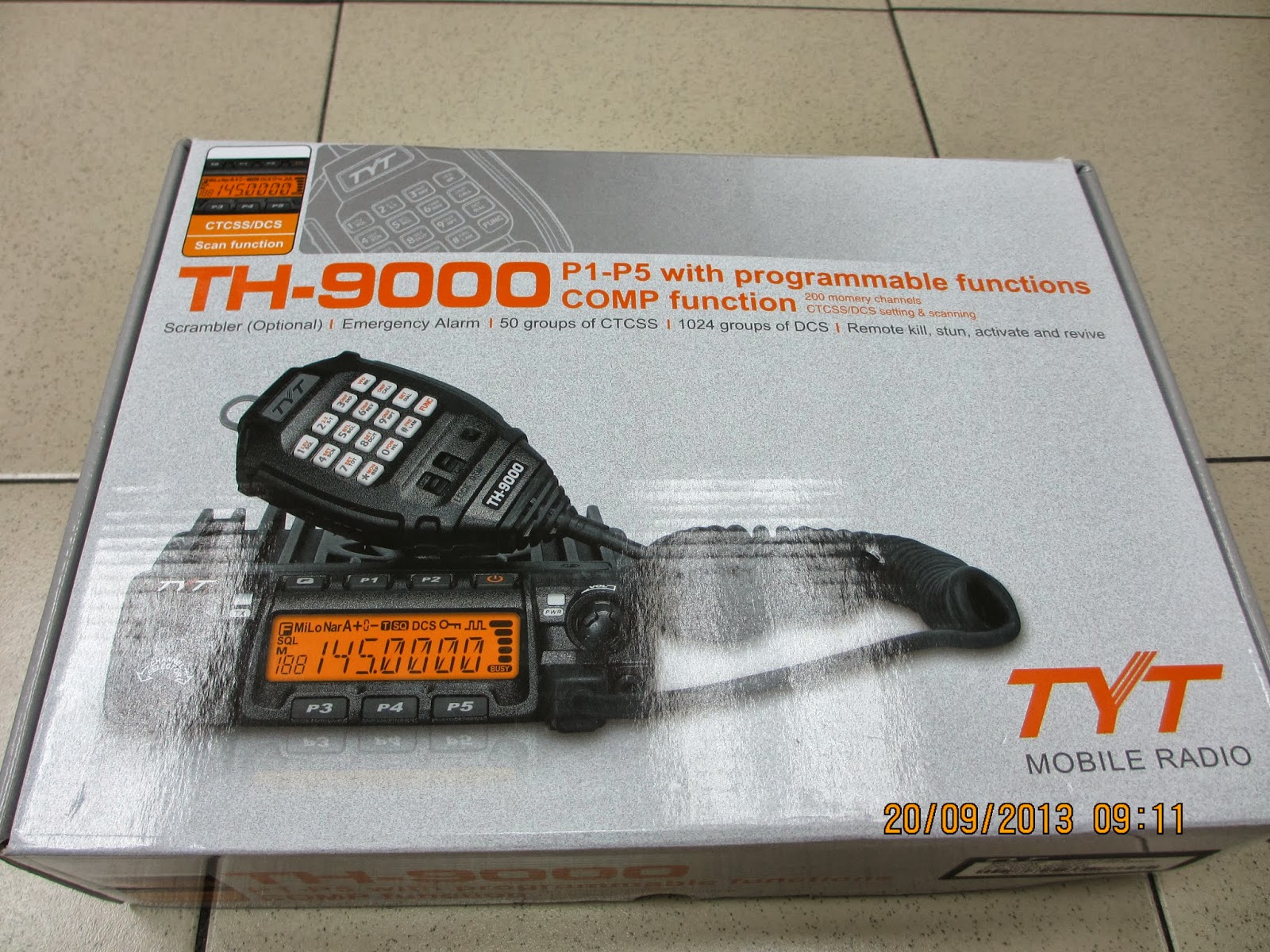 CB RADIO 113DT104 113MB104 : TYT TH-9000 UHF PMR AND CB TRANSCEIVER