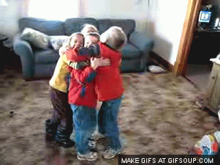 Image result for children hugging gif