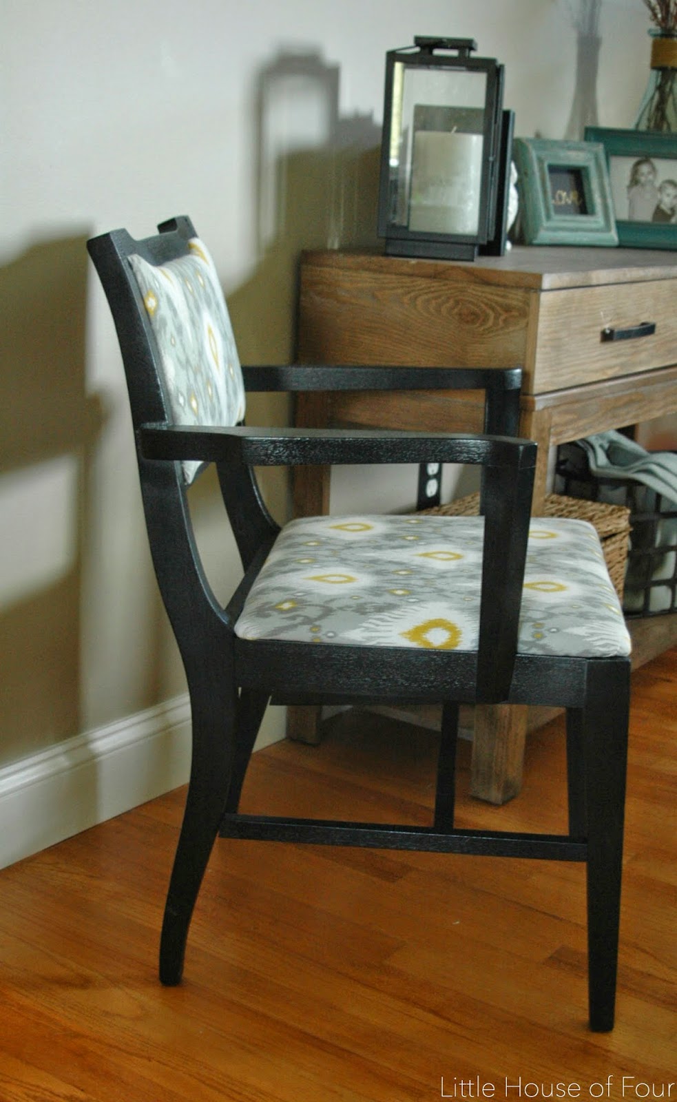 5.00 Goodwill office chair makeover... Little House of Four