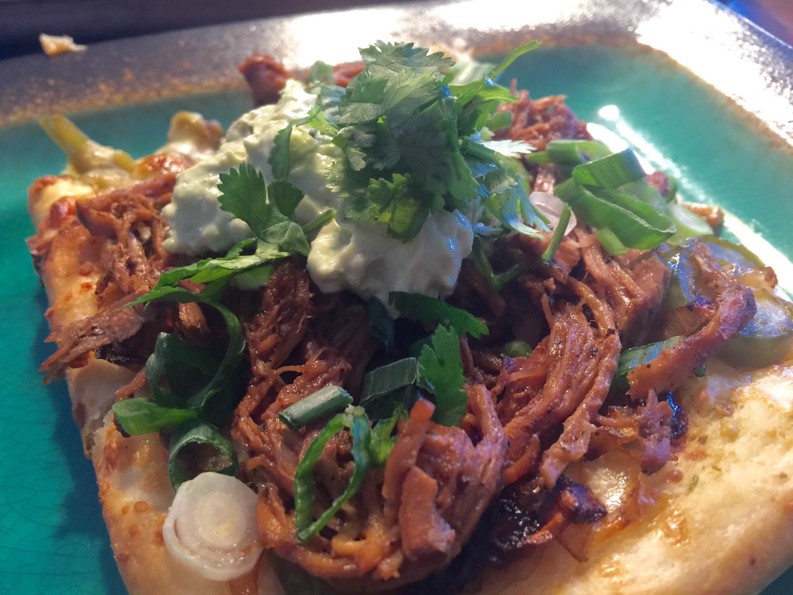 Beaute and the Feast Pork Carnitas Pizza