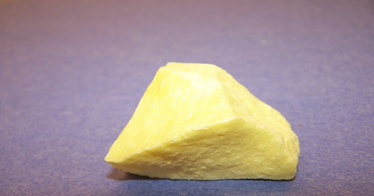 Salt and Sulfer Sulfur )