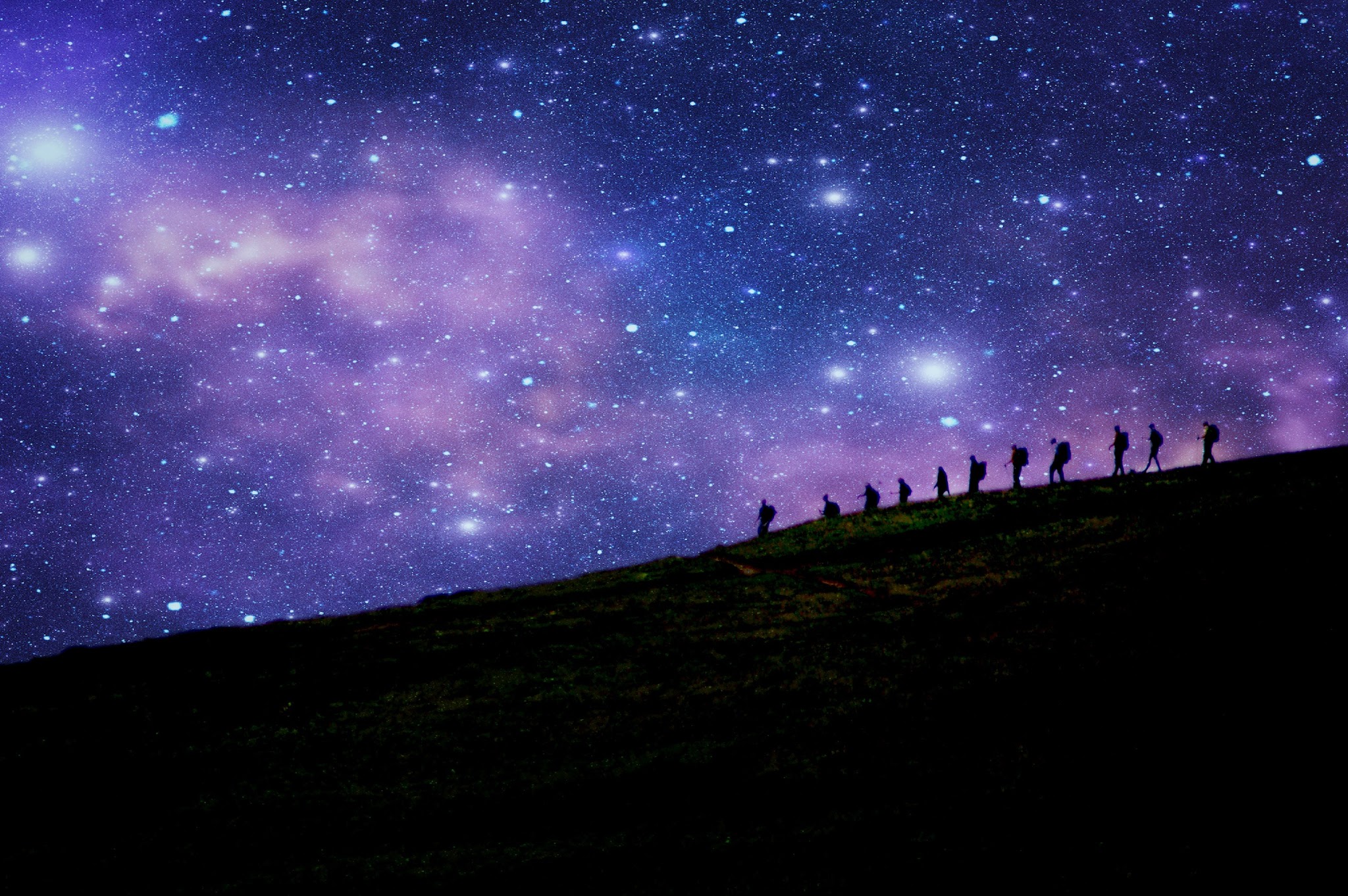幻想的に煌く夜空 綺麗な夜空の画像集 Naver まとめ