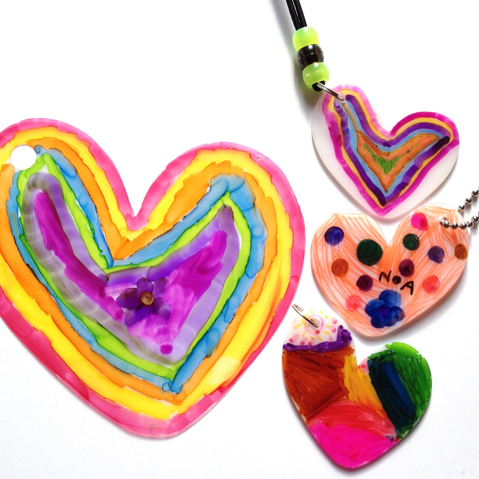 fun with shrink plastic Shrink Plastic Shapes will entertain kids for