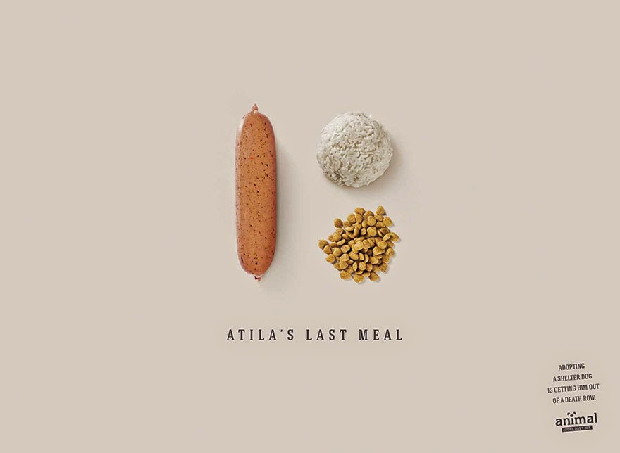Last Meal: Adopting A Shelter Dog Is Getting Him Out Of Death Row - 33 Powerful Animal Ad Campaigns That Tell The Uncomfortable Truth Last Meal: Adopting A Shelter Dog Is Getting Him Out Of Death Row - 33 Powerful Animal Ad Campaigns That Tell The Uncomfortable Truth