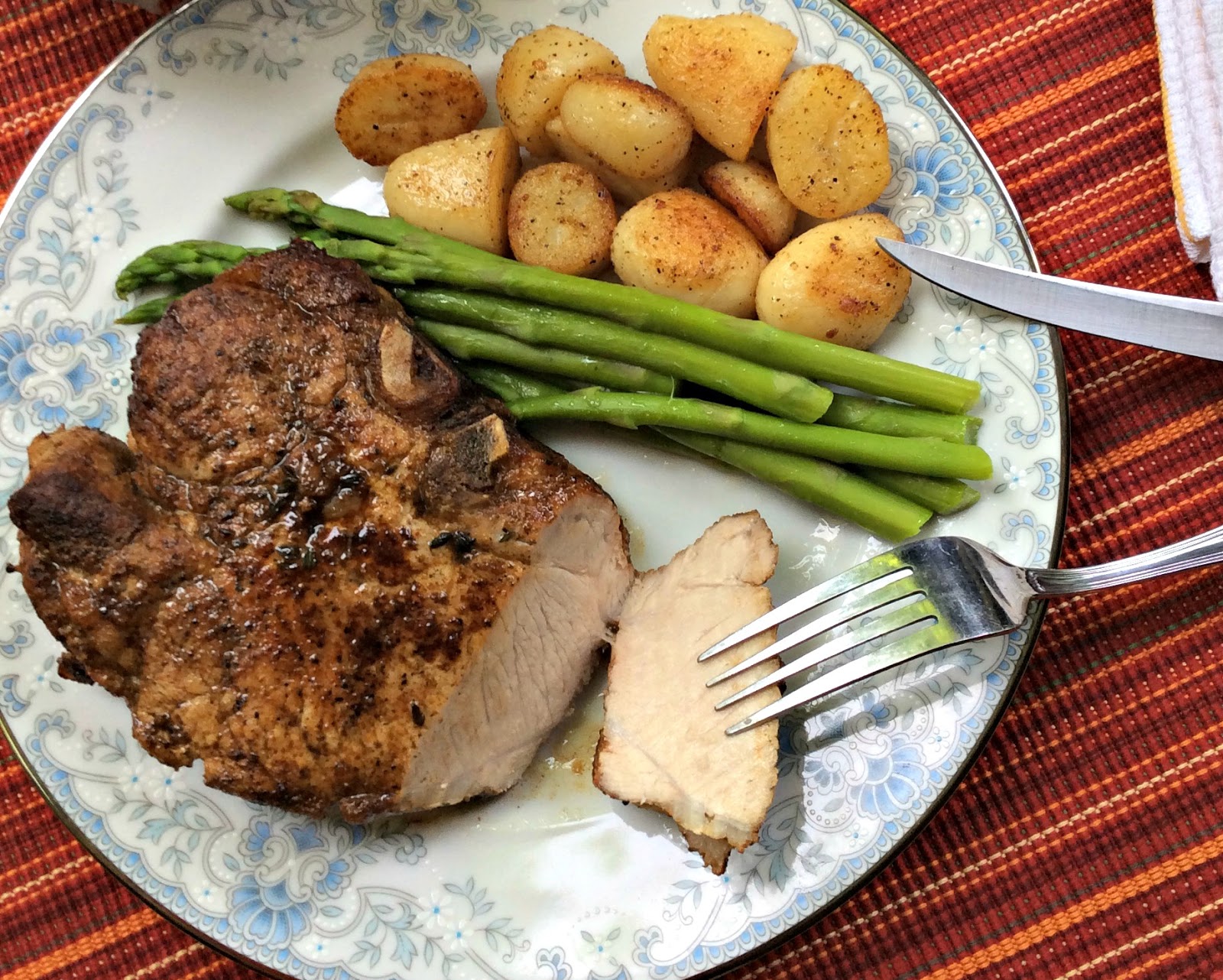 Cooking On A Budget ButterBasted Pork Chops with Thyme