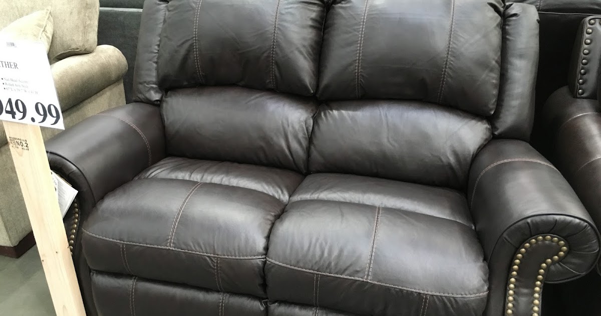 Berkline Reclining Leather Loveseat Costco Weekender