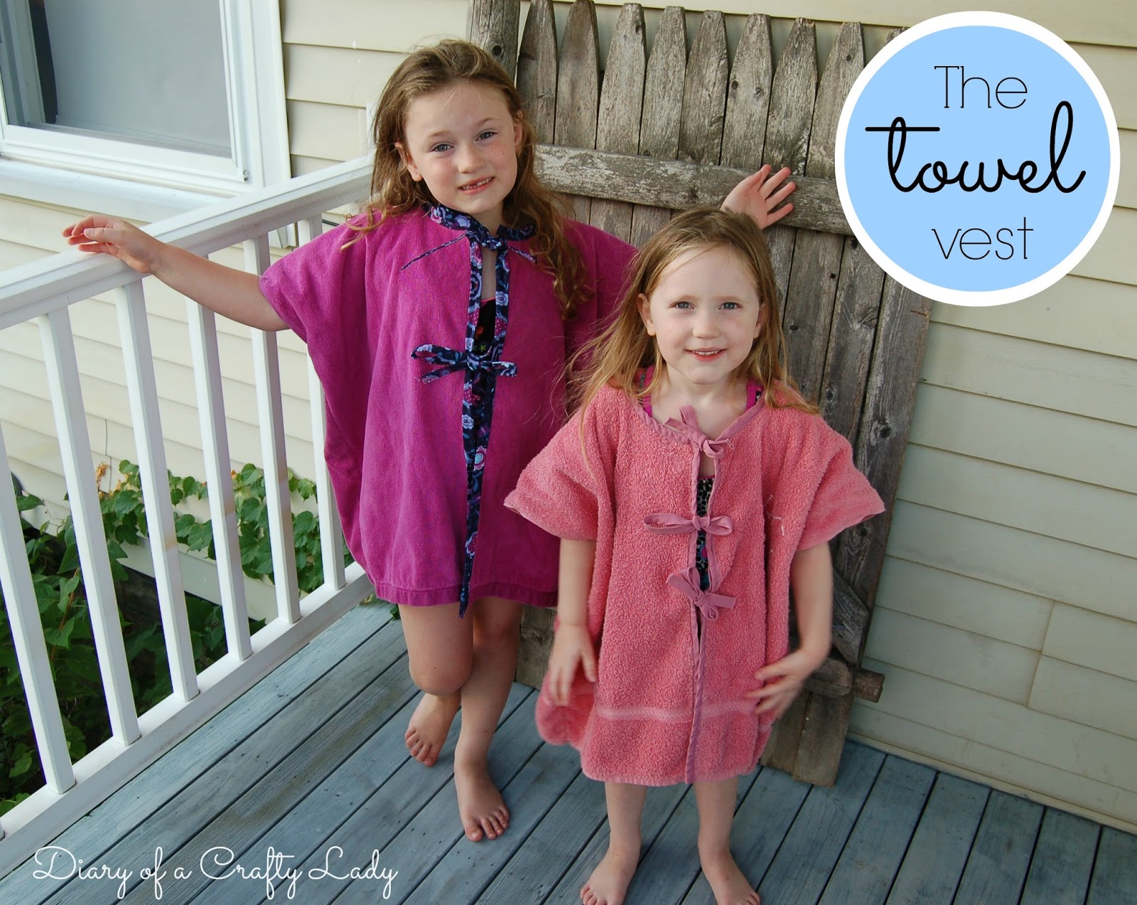 Diary of a Crafty Lady The Towel Vest {Tutorial}