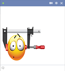 Facebook Emoticon Under Pressure