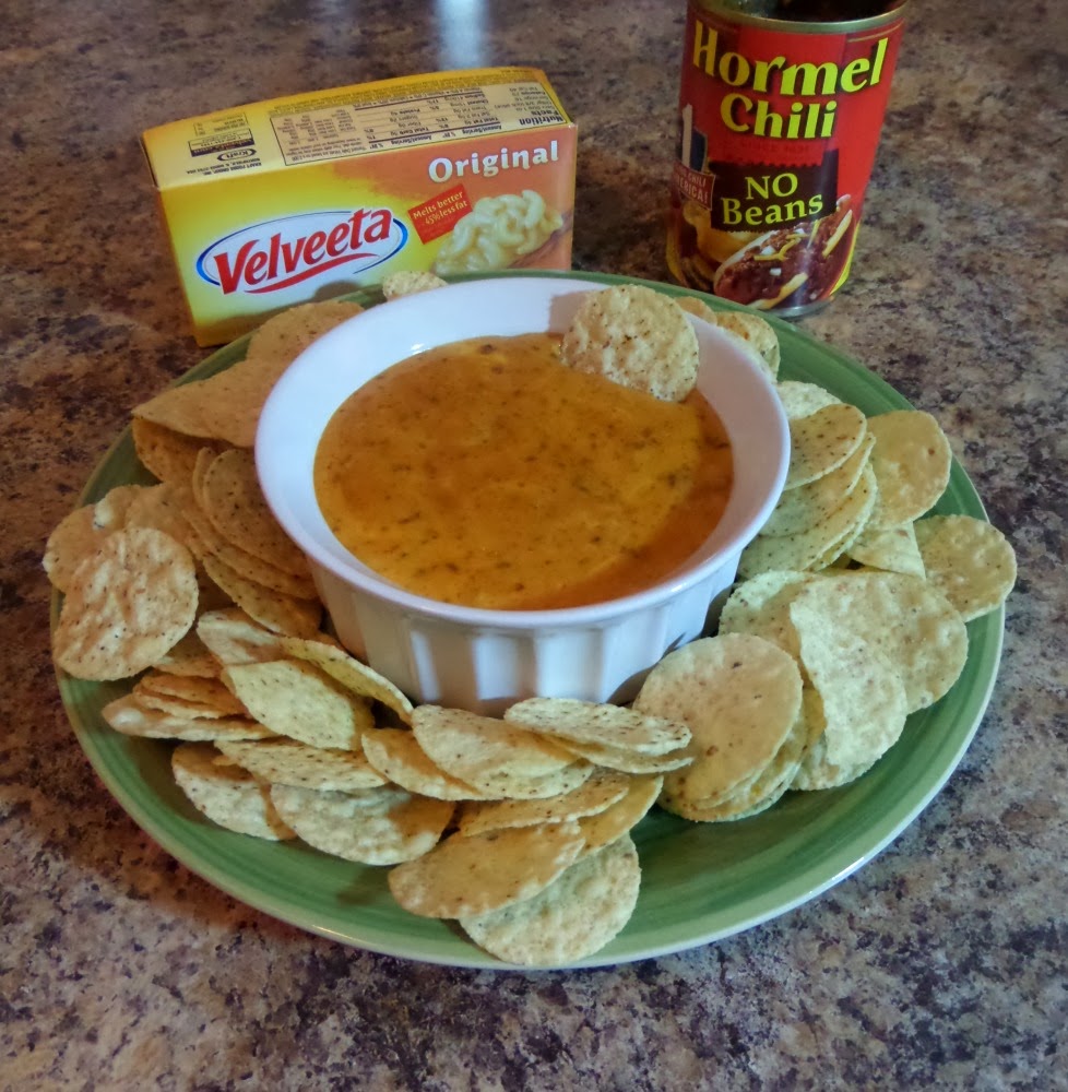 Big Game Chili Cheese Dip Recipe Outnumbered 3 to 1