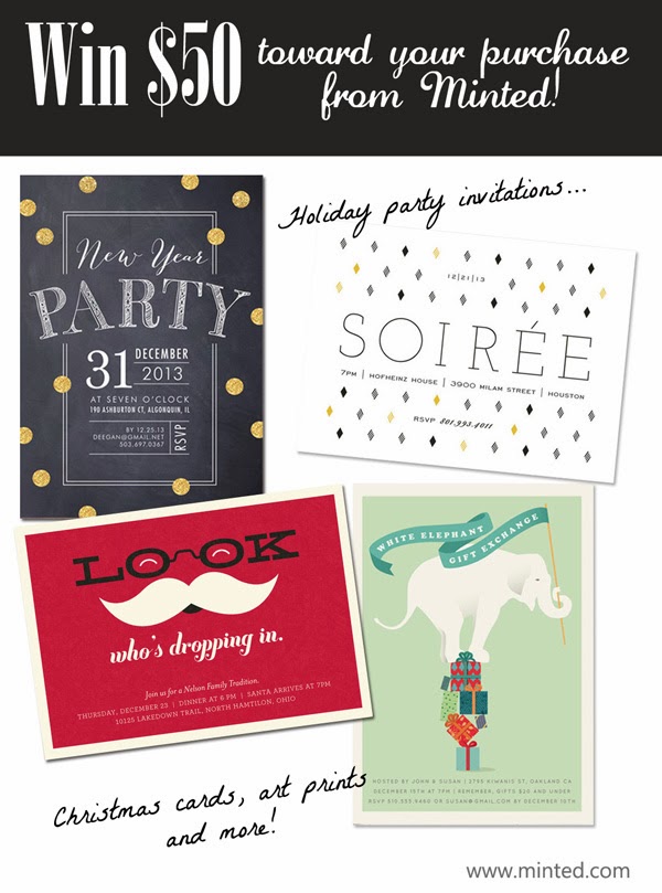 214 best christmas cards images in 2019 belle maison: Christmas Cards from Minted + Fabulous GIVEAWAY!