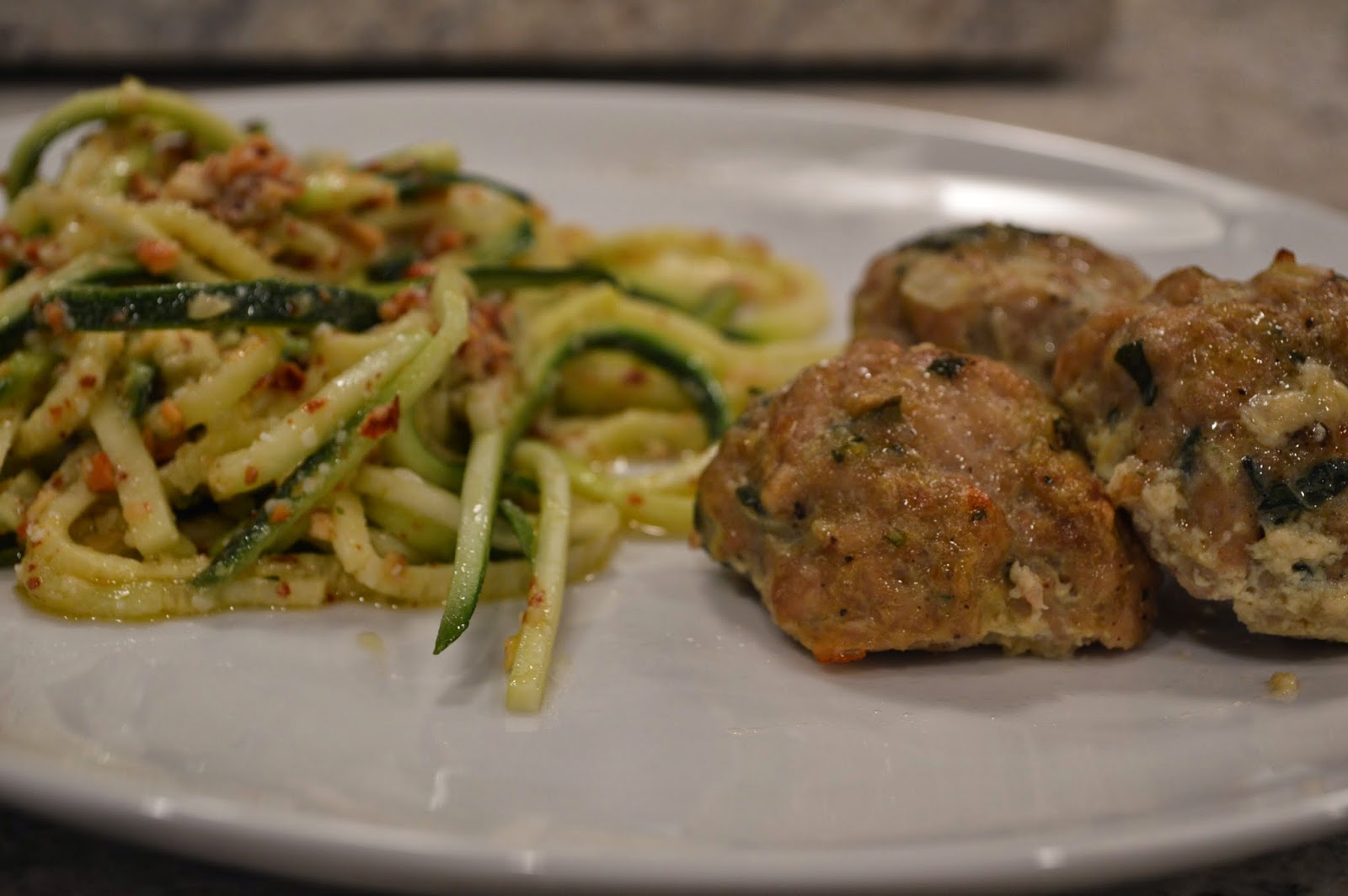 peace. love. & good food. Basil Chicken Meatballs