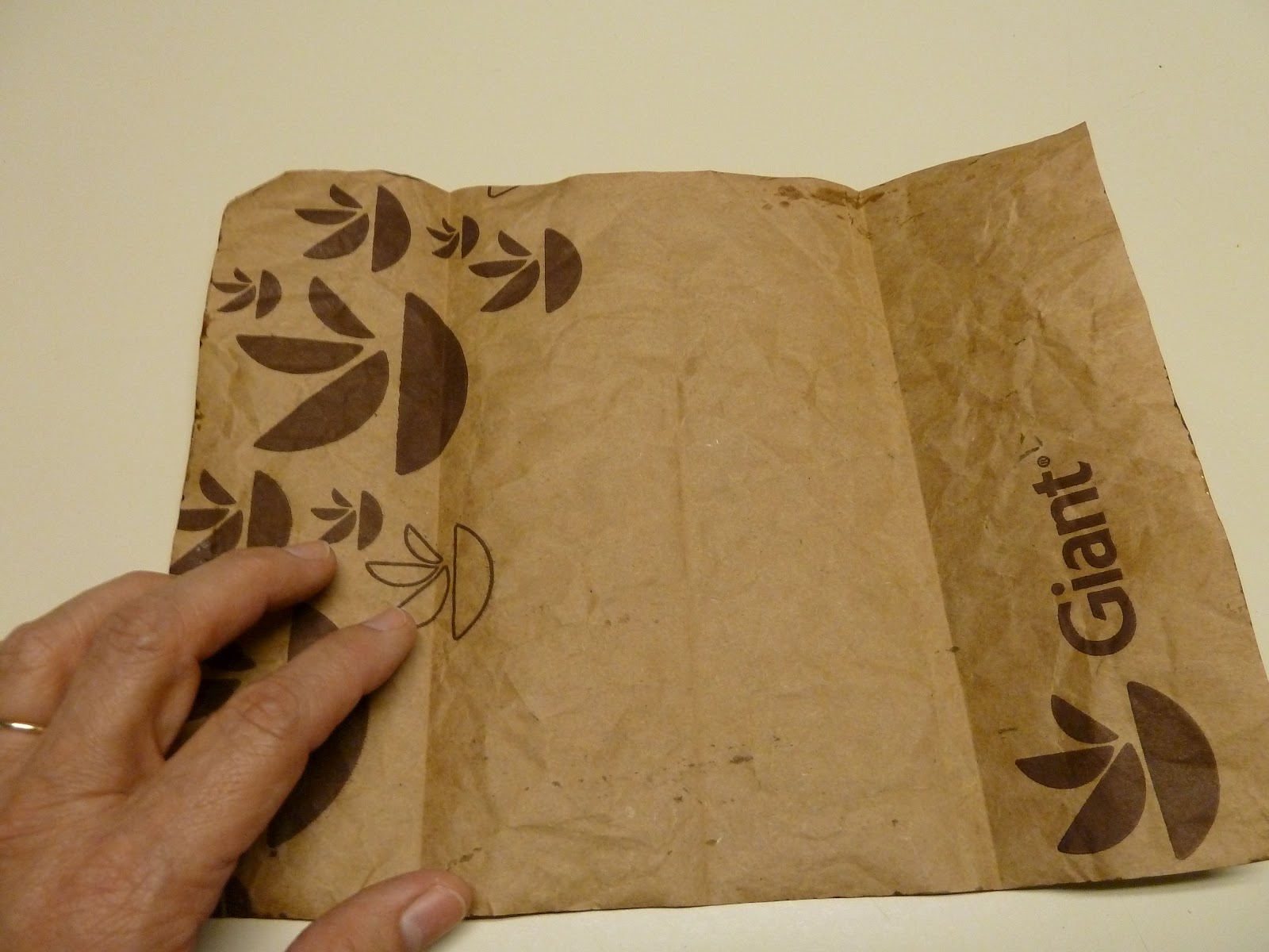 Make it easy crafts Leatherlike brown paper bag origami wallet