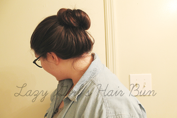 Hair Lazy Girl S Hair Bun Katie Like Me