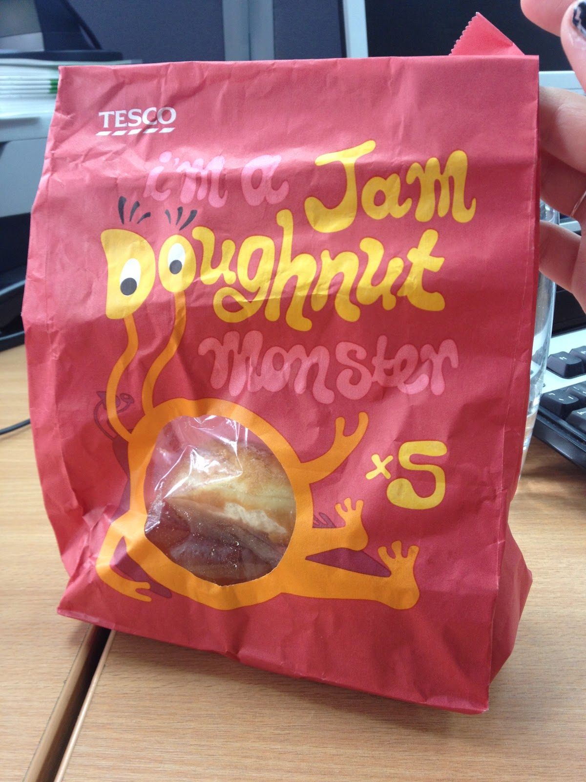 lulucrumble National Doughnut Week Tesco Jam Doughnut Monsters x5
