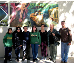 Mural emplazado en el frigorifico el Riosma.