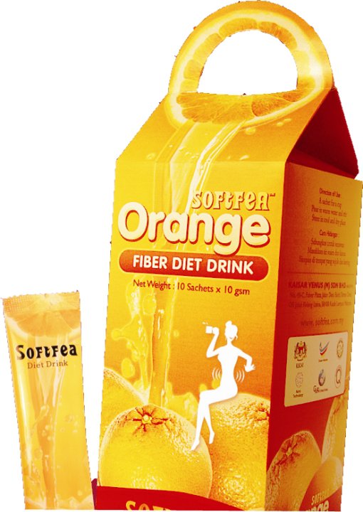 Softfea Orange Fiber Diet Drink