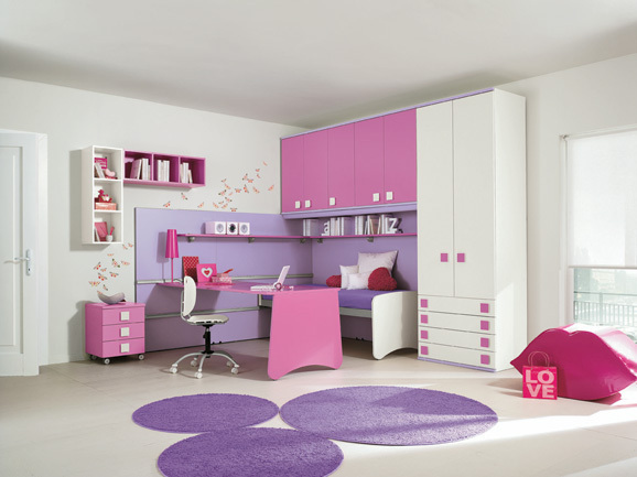 Cuartos De Nina En Rosa Y Lila Dormitorios Con Estilo